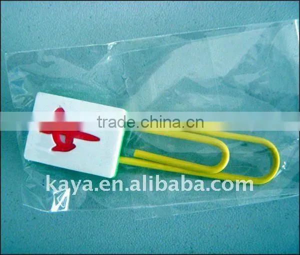 3D embossed plastic book mark