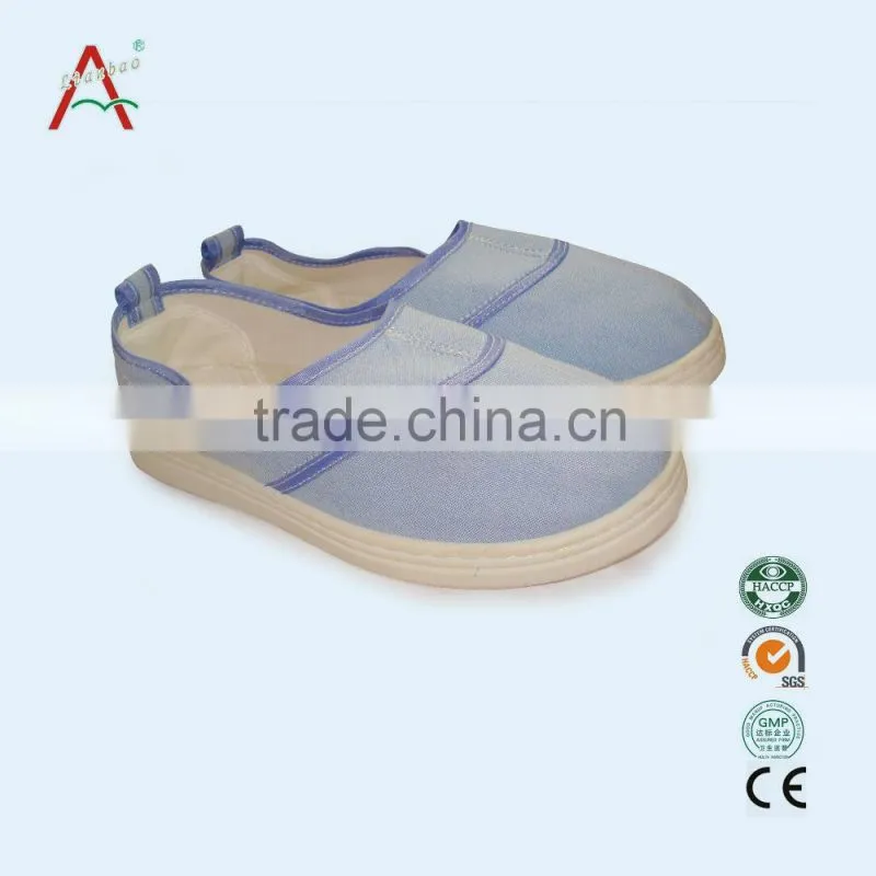 China Cheap Blue Bulk Canvas ESD Cleanroom Shoes