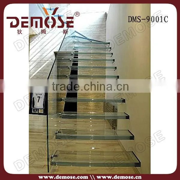 prefab glass pet stairs/railings for indoor stairs price