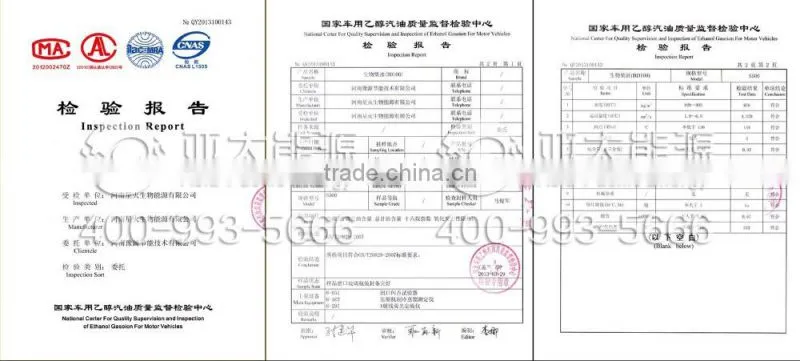 Professional large supply biodiesel EN14241 from palm oil waste cooking oil