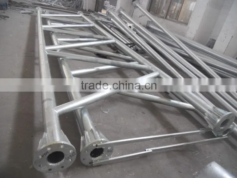 Highway application street traffic steel camera pole sales