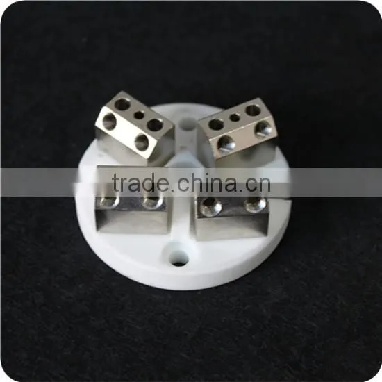 Excellent insulating thermocouple steatite porcelain ceramic block