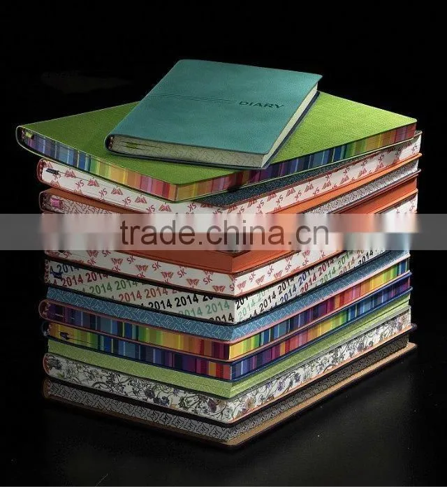 PU leather notebook with leather cover