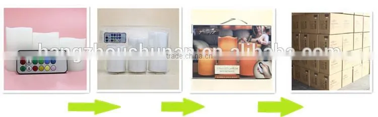 Various design led candle bulb making