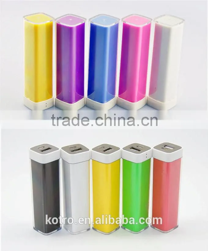 Promotional gift 2600mAh Lipstick mini power bank