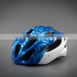 colorful in-mold adult sport riding bike bicycle helmet steel grill
