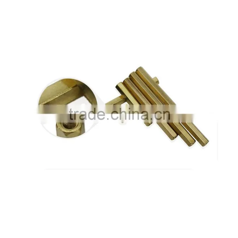 custom zinc plated long hex nut