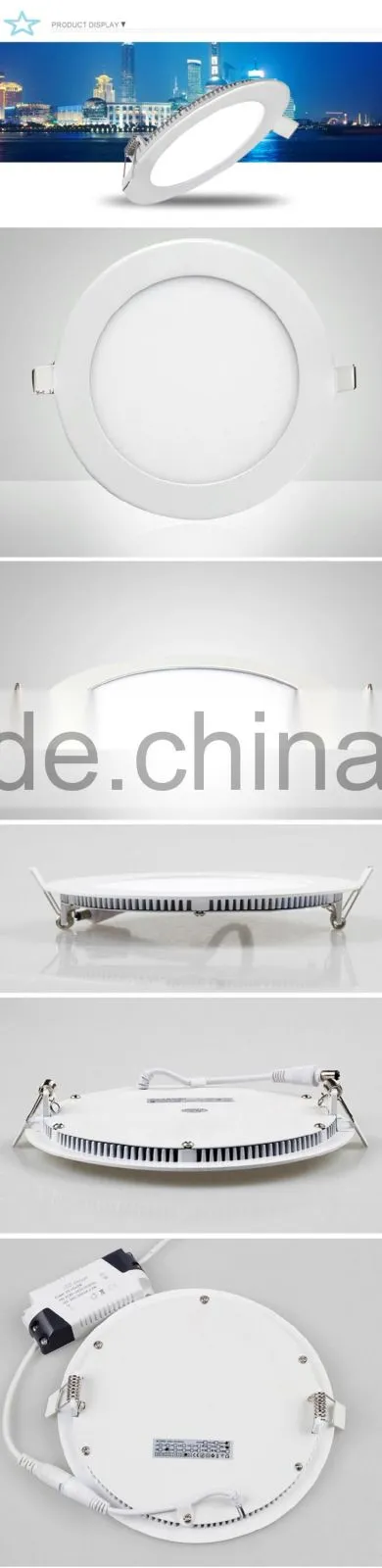 Ultra Flat Recessed Round 18W LED Downlight