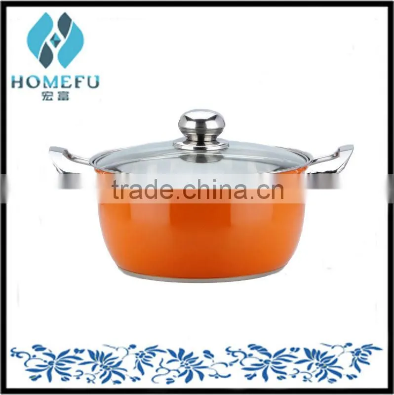 10pcs stainless steel color kitchen accessories cooking pot sets as seen on tv