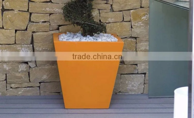 fiberglass planter Garden decorative flower pot