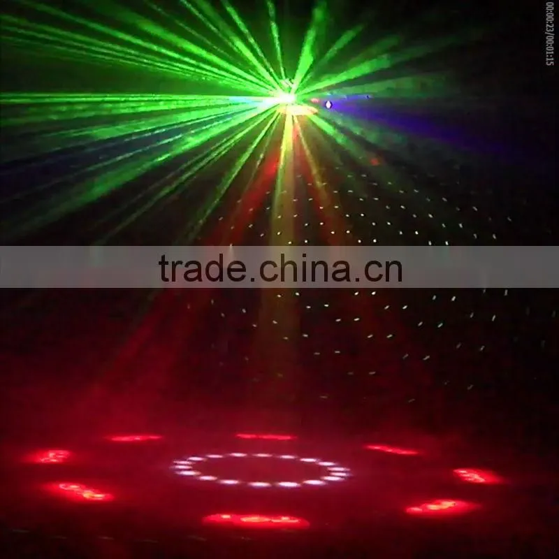 Combined led&laser octopus/green laser light