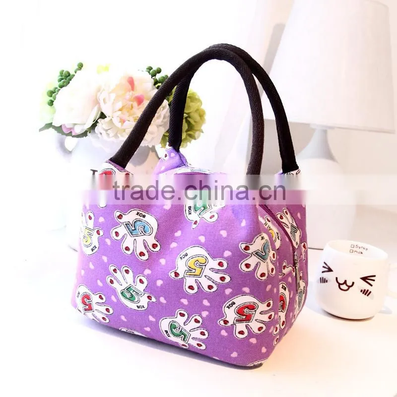 2015 Hot sale good quality young ladies canvas bags