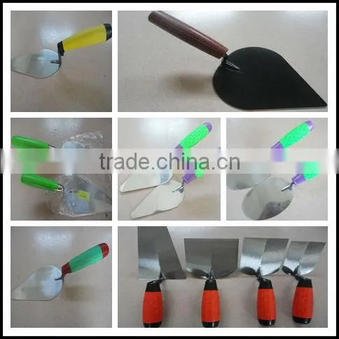 PP handle bricklaying trowel ,carbon steel blade tools