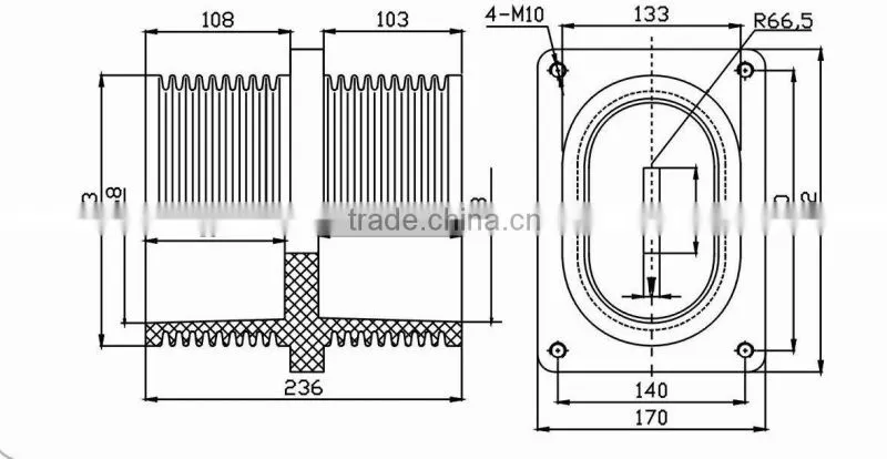 MEDIUM VOLTAGE BUS-DUCT INSULATORS