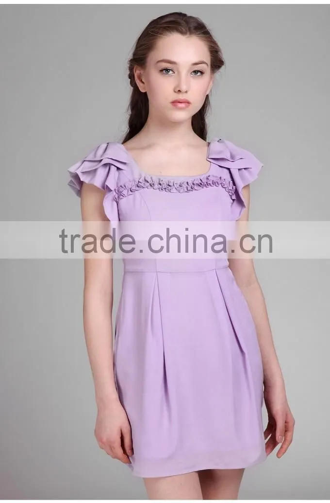 2015 Made In China Purple Princess Design Dress of Quinceanera