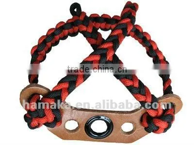 Hot Selling And High Quality Hunting Bow Sling For Compound Bow With Leather Wrist Sling Hunting Equipement