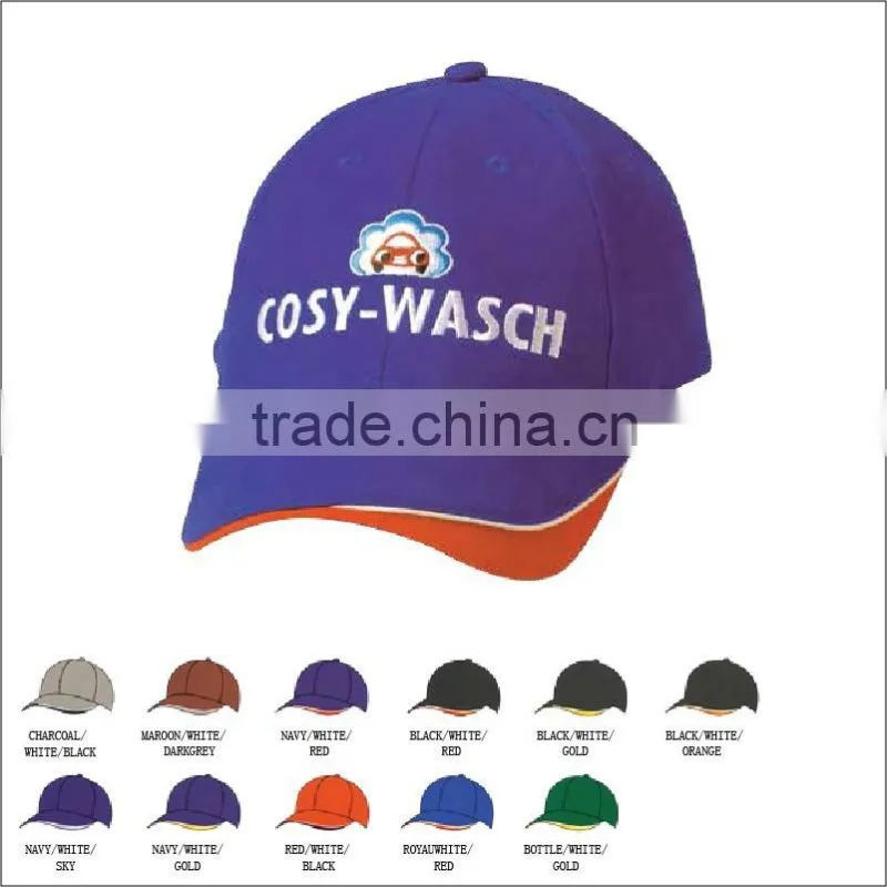 2016 High Quality 100% Cotton Cheap Custom sports Cap factory