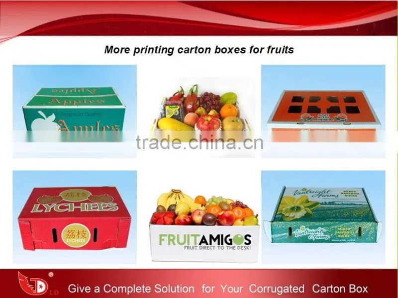 Offset fruit carton box summer fruts bring good mood 2016 new lifestyle