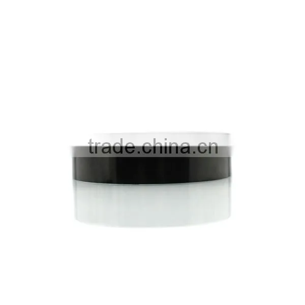 painted black cosmetic glass jar