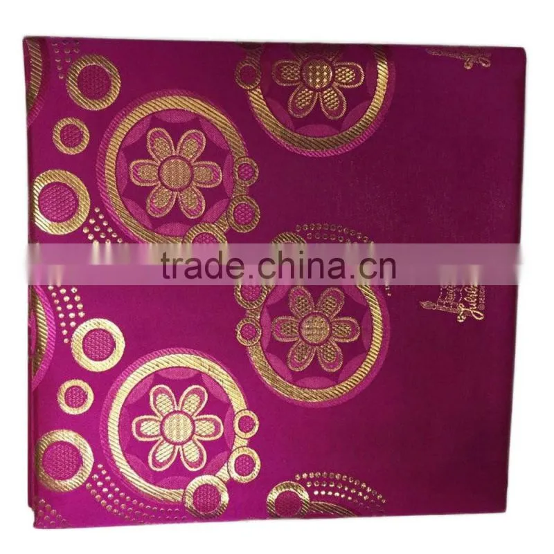Fuchsia pink net headtie / classical patterns sego / gele fabric wholesale
