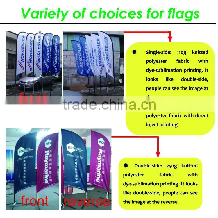 promotion sales match your style beach flag in China