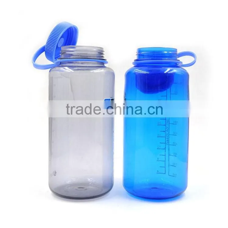 Translucent Black Portable Tritan Water Bottle BPA free from JoyShaker,32-Ounce