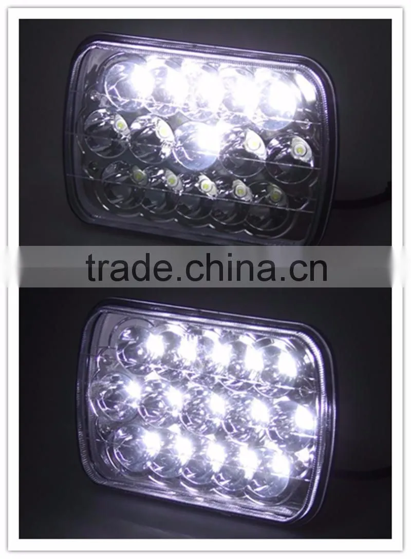 LED 5" x 7" LED Headlight Rectangular Headlamp High/Low beam for car off road vehicles trucks agricultural mining equipment