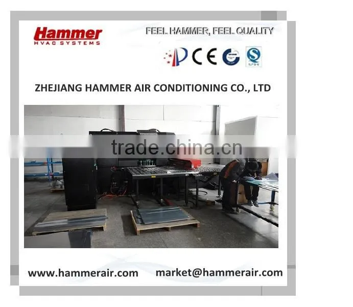 CE certified water chilled Cassette fan coil unit