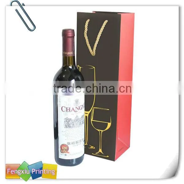 Decorative Paper Wine Bottle Bags