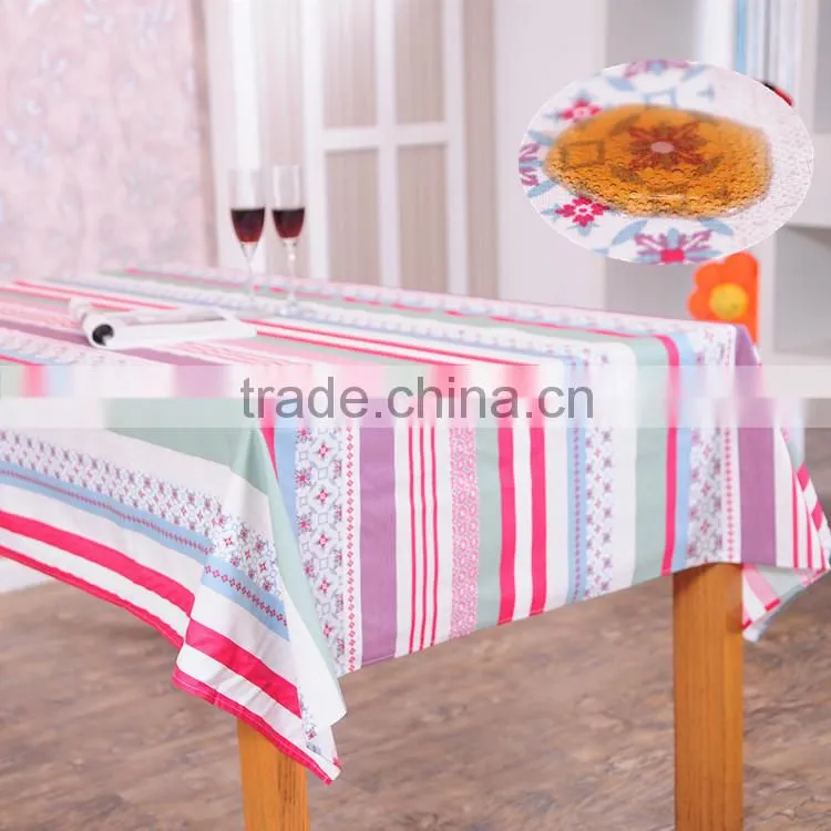 Eco-friendly printed table cloth ,restaurant table cloth/table cloth roll /custom table cloth
