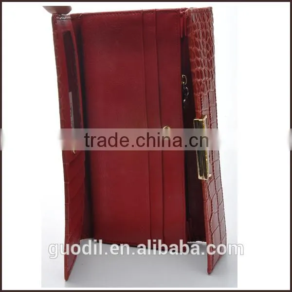Crocodile Leather Wallet For Ladies