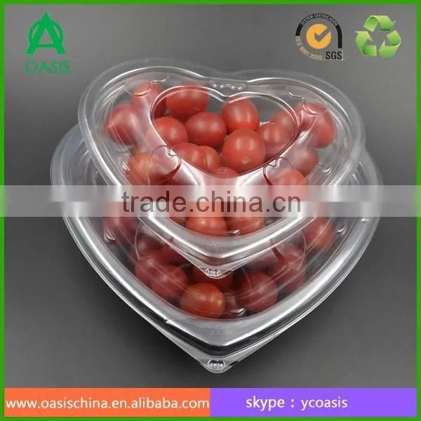 Heart shaped strawberry punnet for fruit