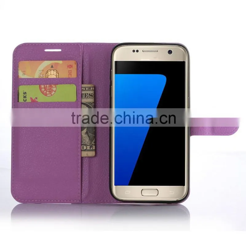PU Leather Mobile Phone Case For Sumsung Galaxy S7 Edge Back Cover Leather Case