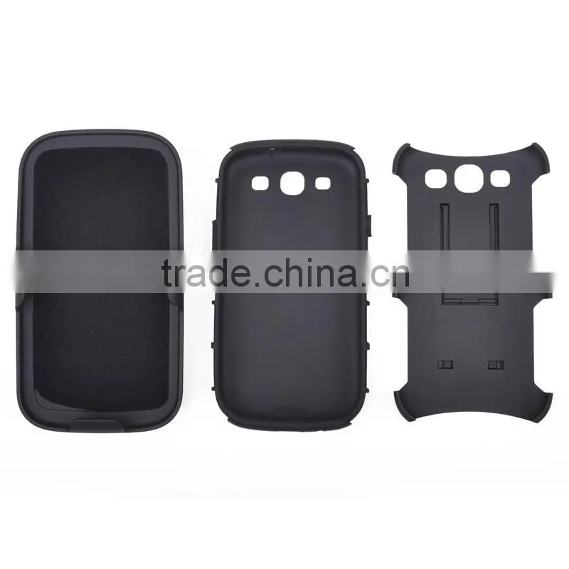 Hybrid Hard Armor Rugged Mobile Phone Case For Samsung Galaxy A3 A5 Stand Back Cover