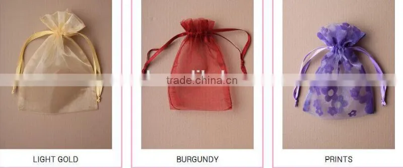 customized bags China organza bags/pouch for tea