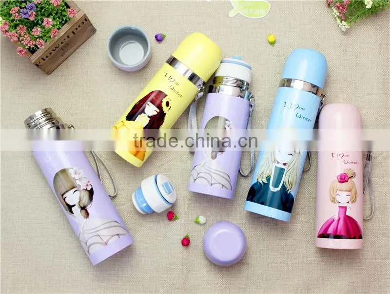 diller oem 500ml double wall stainless steel vacuum thermos bullet flask