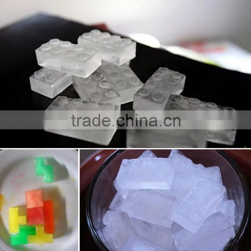 Rubber Ice Cube Mould Ice Tray Brick Shape Ice Blocks 10 Slots Ice Cream Tubs Fandont Chocolate Mold Bar Party Frozen Drink 1PC