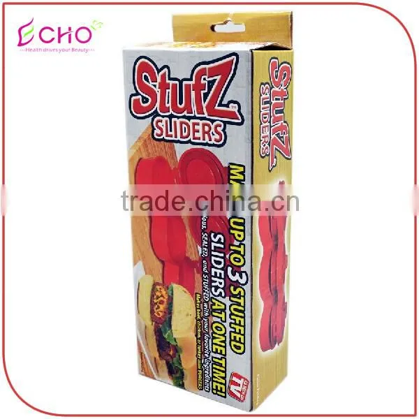 New 3 in 1 Stufz sliders mini stuffed hamburger maker