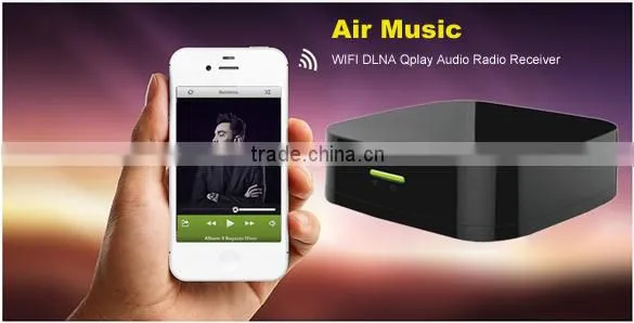 New Mini AirMusic Air Play WIFI DLNA Qplay Music Audio Radio Receiver For IOS & Android SV006835