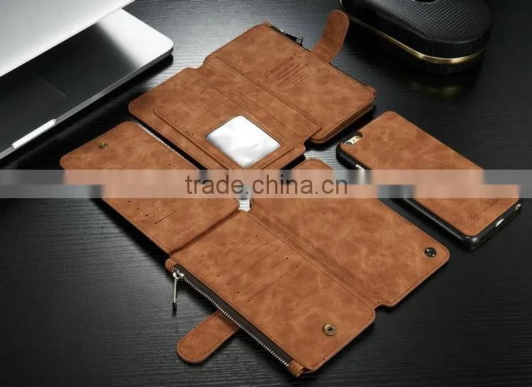 Leather Wallet Phone Cover Combo For Iphone 6/6s