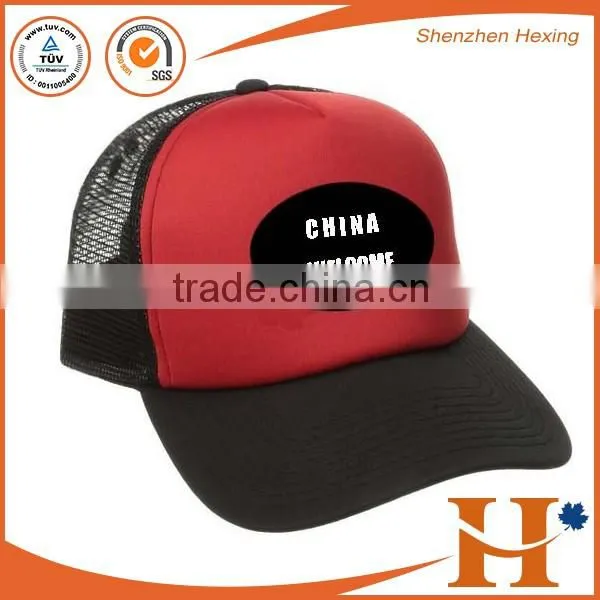 High quality custom half mesh cotton cap trucker hats from cap factory
