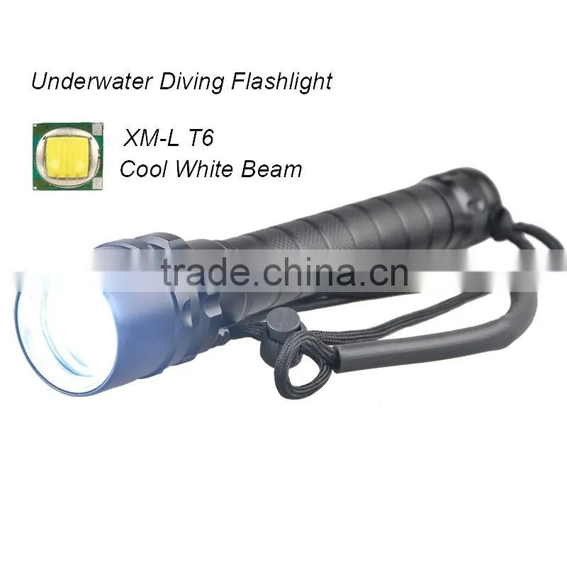 LED Diving Flashlight Torch Lamp Waterproof flashlight