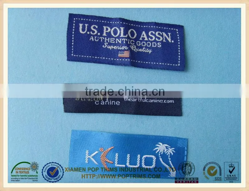 cheaper customized clothing woven label for garments