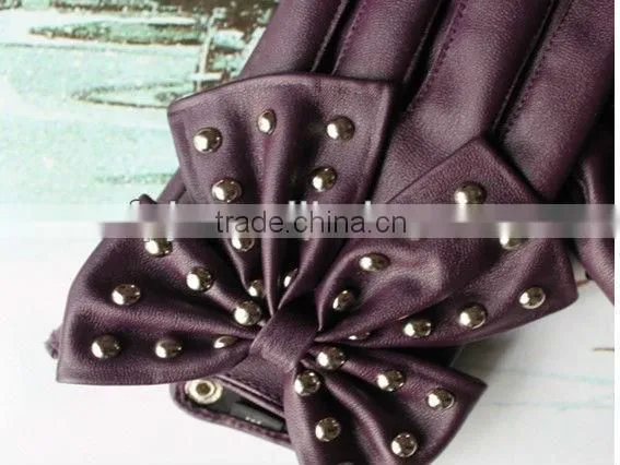 deerskin leather fashion glove