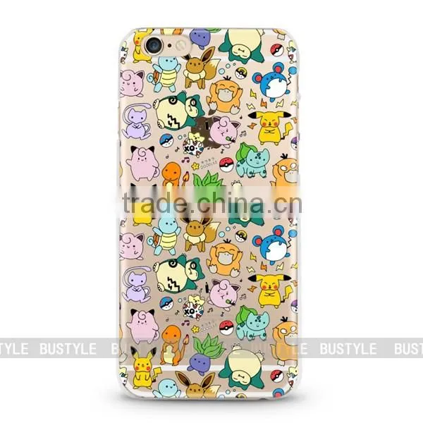 2016 for pokemon go shell phone covers soft /hard case for samsung edge lite S6 galaxy S7 for pokemon go for iphone 6 case