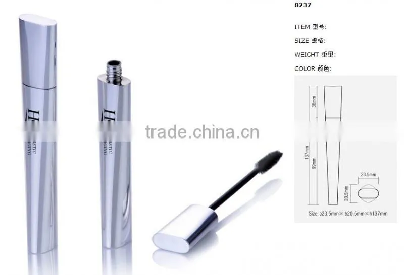 Hot sale silver mascara silicon brush container