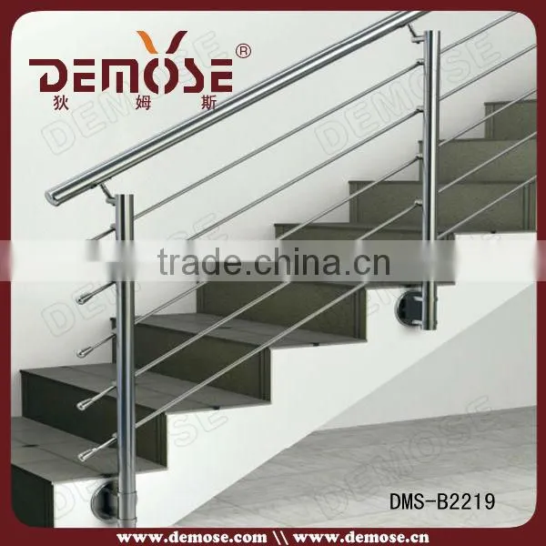 ground mounted steel railings for stair design