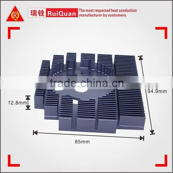 VGA cooler heatsink with high performance and black anodizing