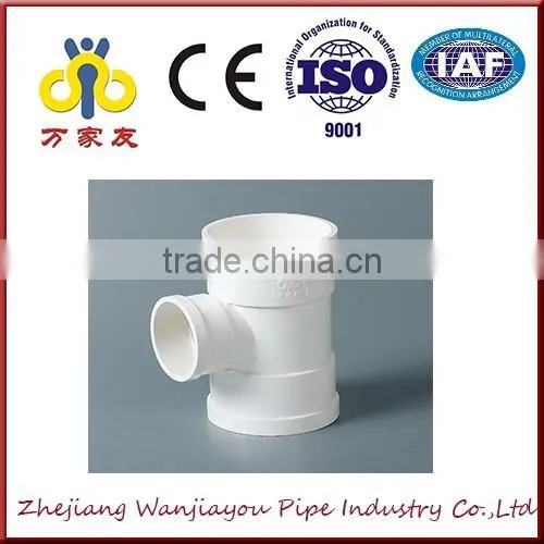 Manufacture Water Supply Plastic Pvc Water Pipe/ PVC fitting reducer tee