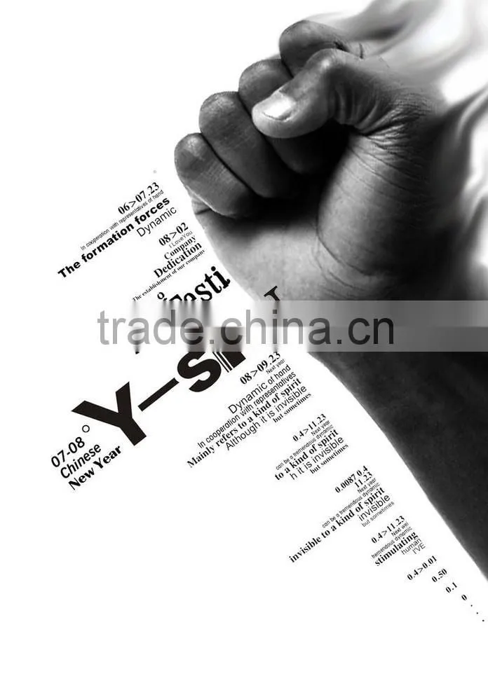Custom glossy laminated poster full color promotion poster printing
